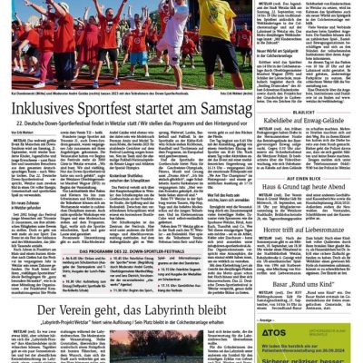 Inklusives Sportfest startet am Samstag