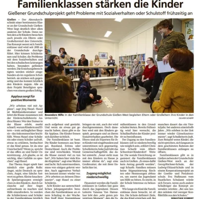 Familienklassen stärken die Kinder