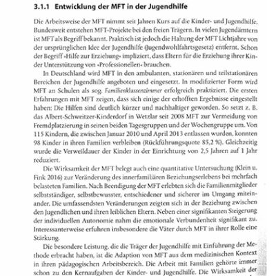 MFT in der Jugendhilfe