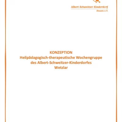 Leistungsvereinbarung Wochengruppe Wetzlar